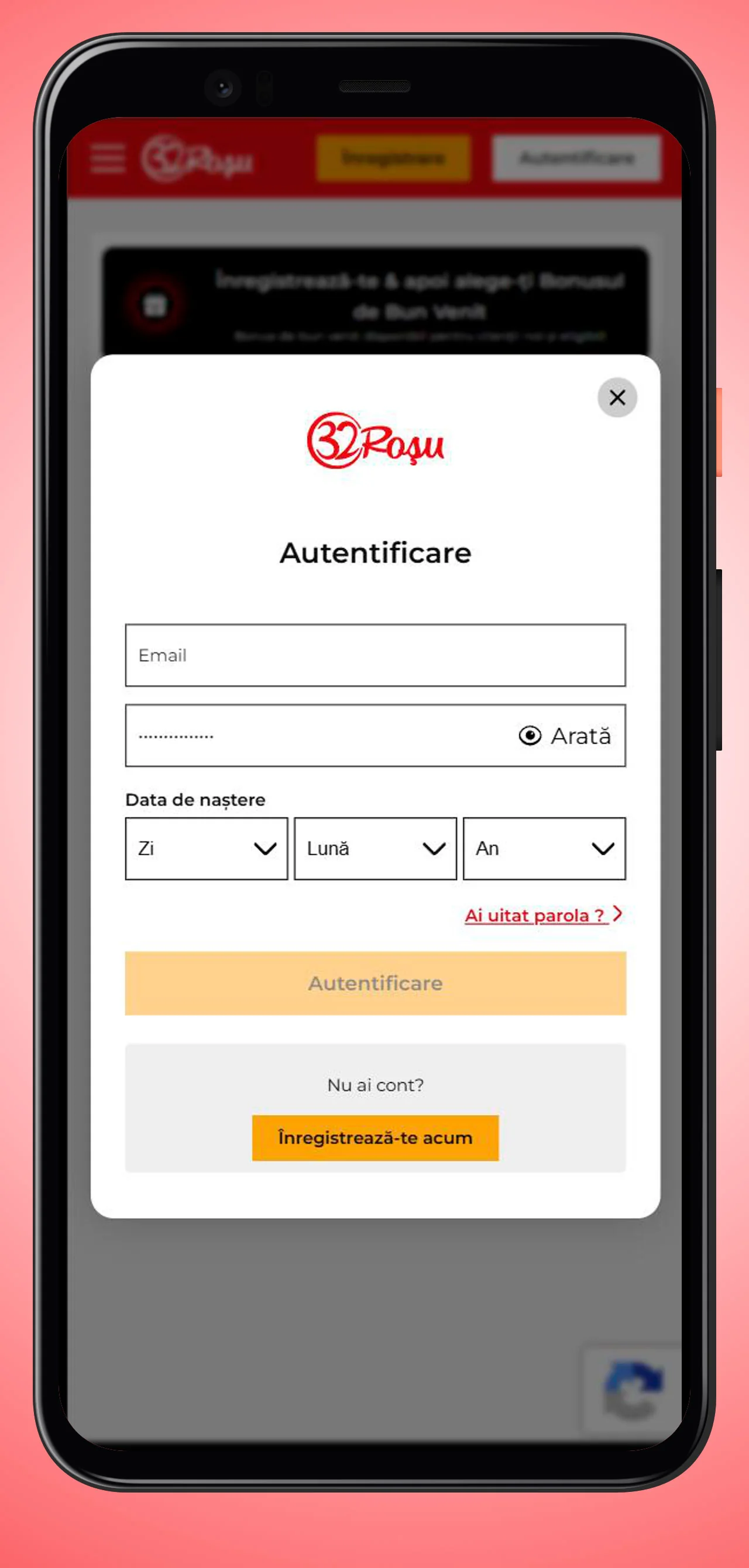 autentificare 32 rosu casino